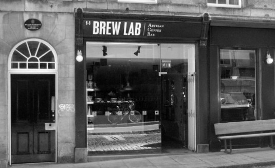 Specialty Coffee Shop in Edinburgh, Scotland, UK