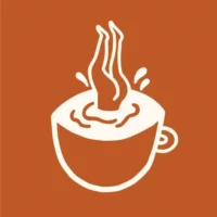 Black and White Coffee Shop logo