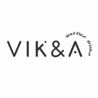VIK&A Waffles & Specialty Coffee logo