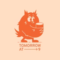 Tomorrow at 9 Cafe logo